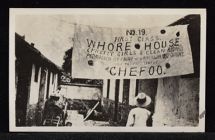 Banner for prostitution business